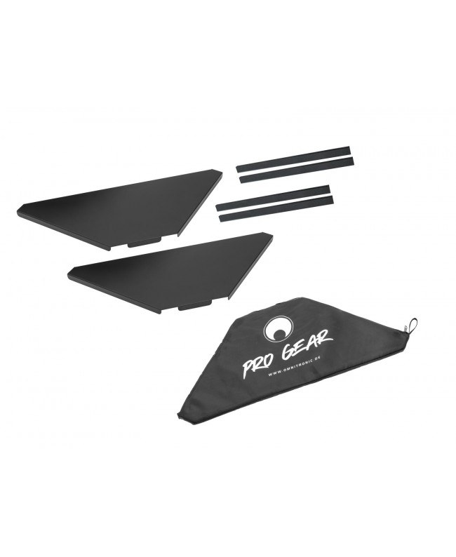 Omnitronic Eckplatten inkl. Tasche für Mobile DJ Stand DJ-Tische