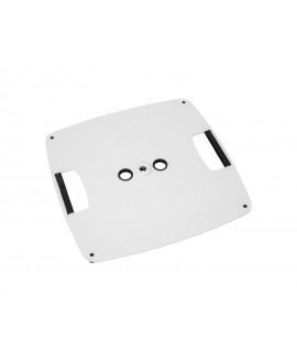 Omnitronic BPS-2 Boxenhochständer/Bodenplatte weiß Stative für Lautsprecher