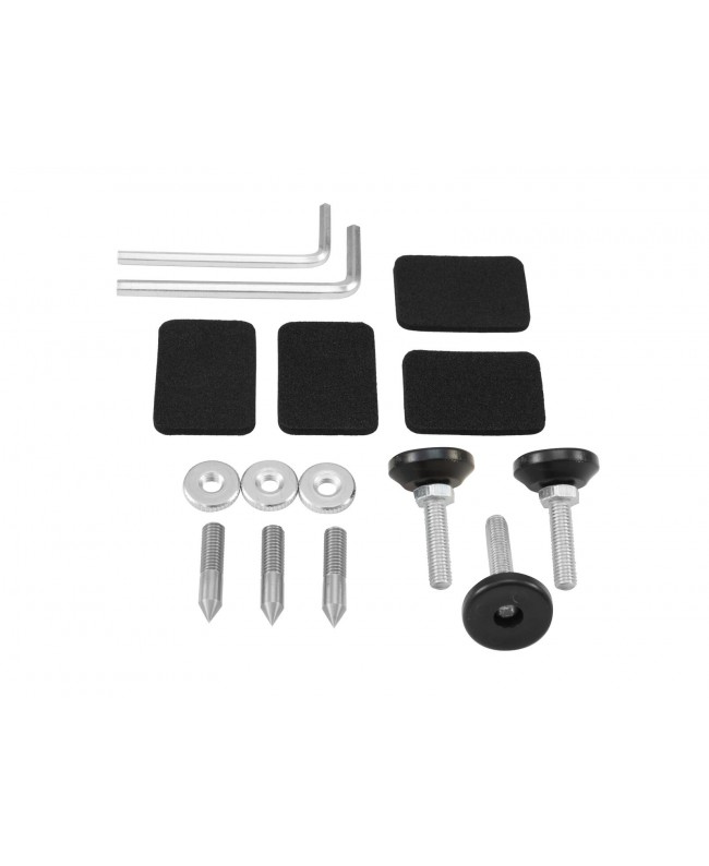 Omnitronic Supporto per monitor EUMO-2, regolabile in altezza Home