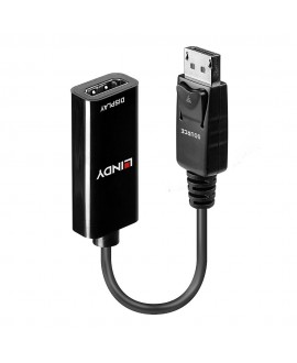 LINDY 41718 – DisplayPort 1.2 zu HDMI 4K-Adapter USB Adapter Kabel