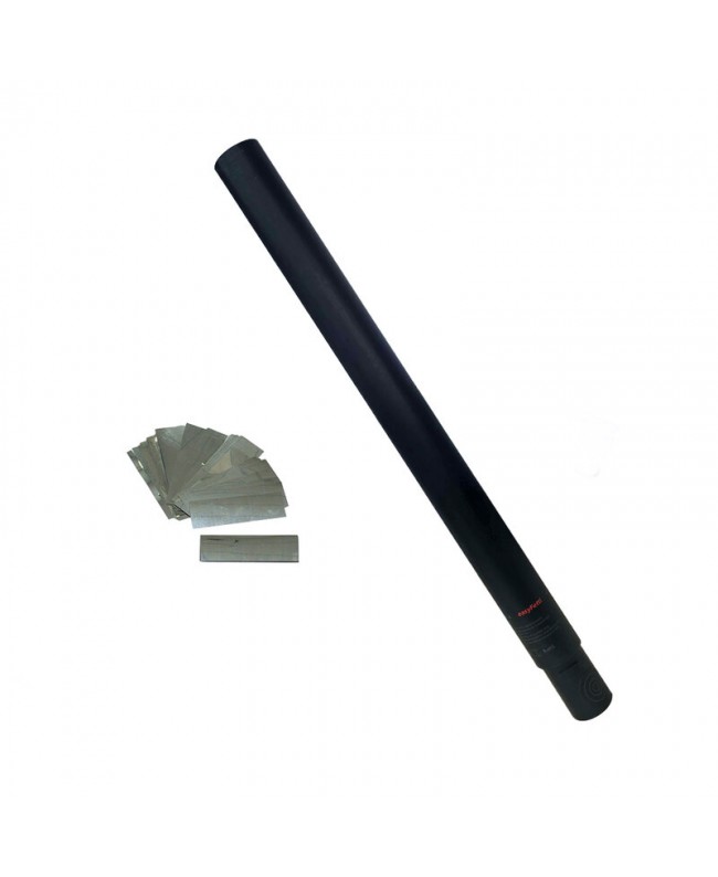 Showven easyFetti Kanone metallic silber Konfetti 55*17mm Kanonen