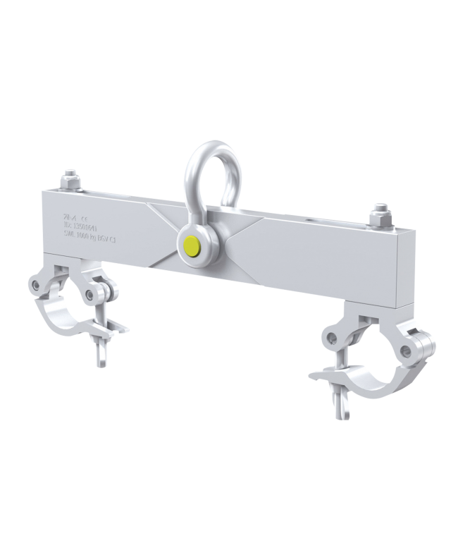 Milos Ceiling Support with Shackle 1 Ton - 290 - 400 mm - aluminium Traversenzubehör