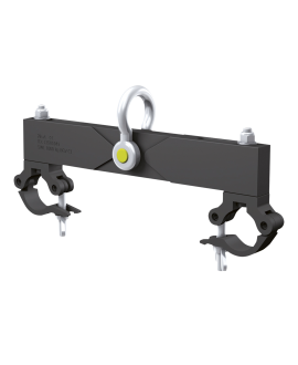 Milos Ceiling Support with Shackle 1 Ton - 290 - 400 mm - black Truss Accessories