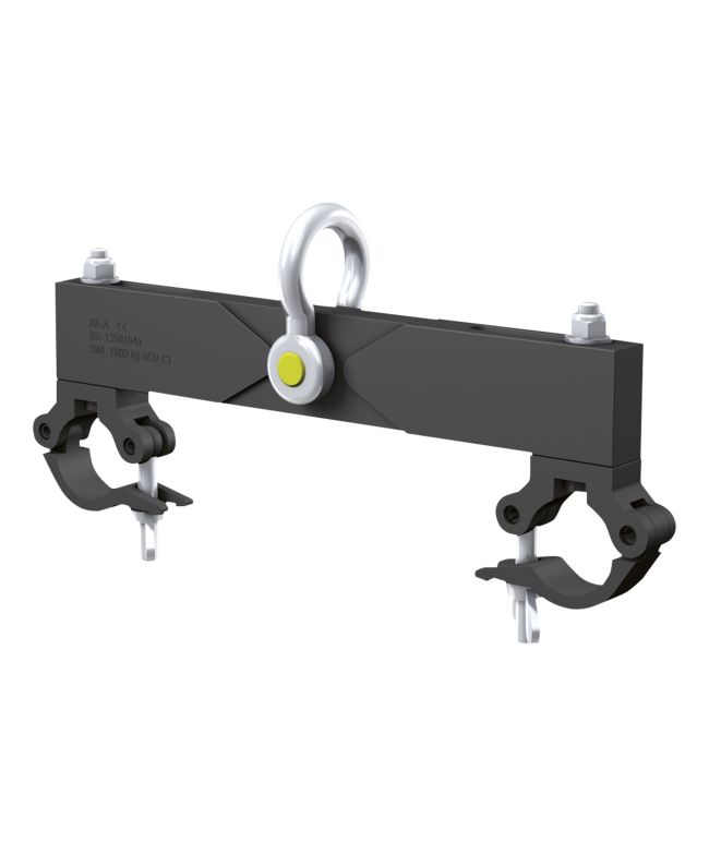 Milos Ceiling Support with Shackle 1 Ton - 290 - 400 mm - black Truss Accessories