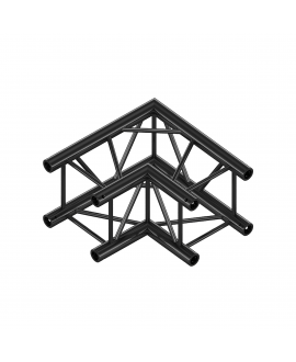 MILOS Pro-30 Square F Truss - Corner QCVF21 - 90° corner - heavy duty - black - F