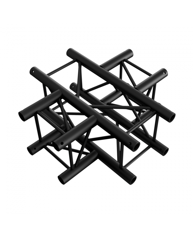 MILOS Pro-30 Square F Truss - 4-way QCF41 - 90° corner - black