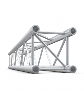 MILOS Pro-30 Square F Truss - Straight - Heavy Duty F (Prolyte Ø 27,8 mm compatible), Silver, 3.000mm