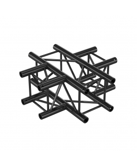 MILOS Pro-30 Square G Truss - Kreuz 4-Wege QCV41 - 90° Ecke - schwere Ausführung - schwarz - G