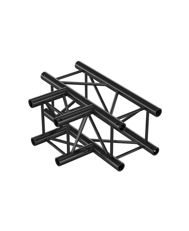 MILOS Pro-30 Square G Truss T-Cross 3-way QTVU35 - 90° corner - heavy duty - black
