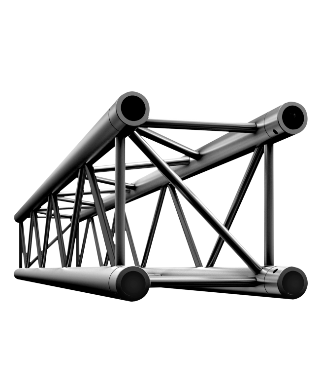 MILOS Pro-30 Square G Truss - Straight G (Global und Euro Ø 29,0 mm kompatibel), Schwarz, 3.000mm