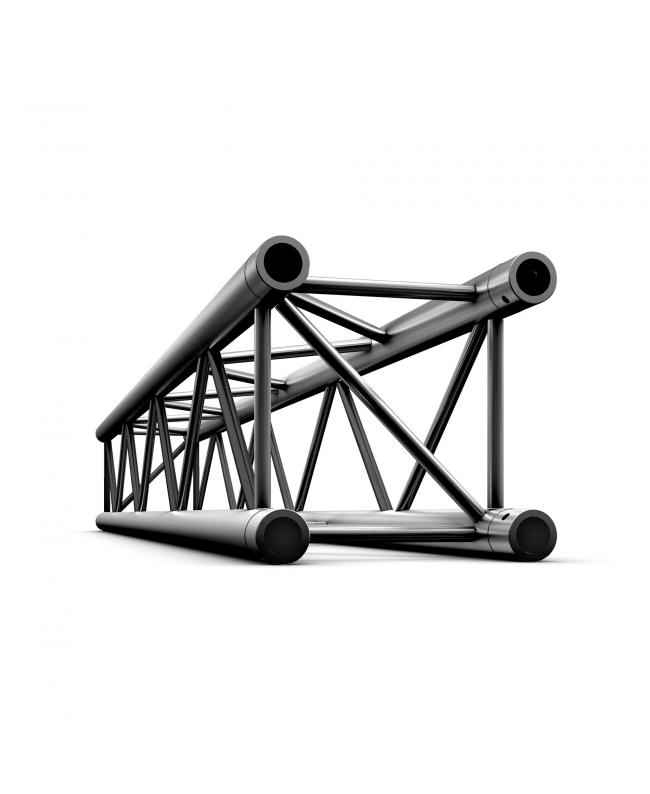 MILOS Pro-30 Square P Truss - Straight P ( Ø 29,8 mm compatible), Black, 3.000mm