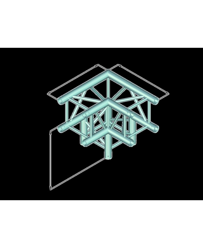 Alutruss DECOLOCK DQ4-PAL30 3-Weg Ecke 90°