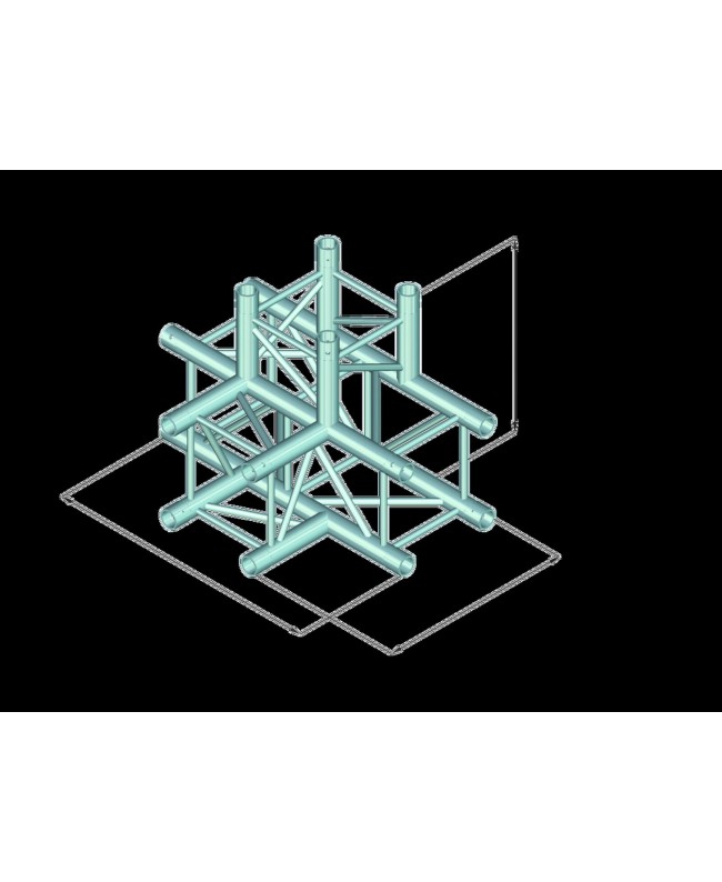 Alutruss DECOLOCK DQ4-PAT42 4-Weg T-Stück
