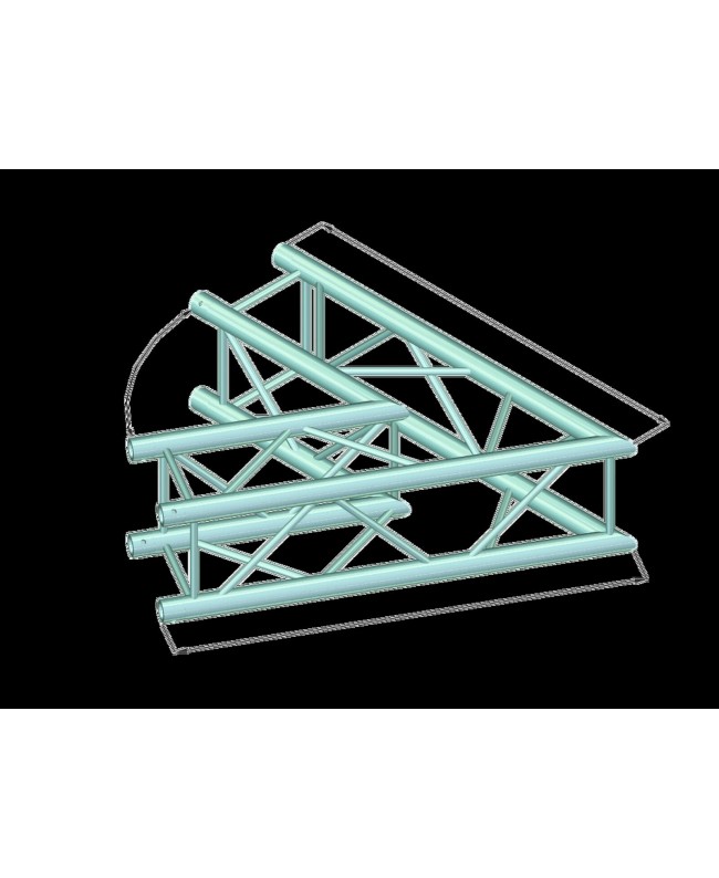Alutruss DECOLOCK DQ4-SPAC20 2-Weg Ecke 60° sw