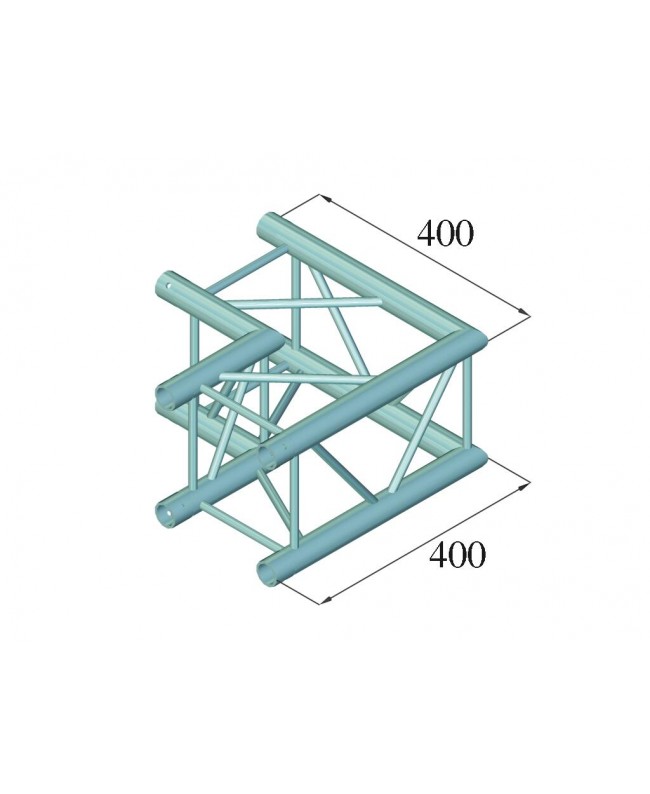 Alutruss DECOLOCK DQ4-SPAC21 2-Weg Ecke 90°sw