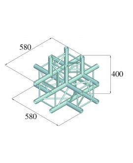 Alutruss DECOLOCK DQ4-SPAT51 5-Weg Ecke sw