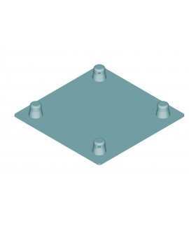 Alutruss DECOLOCK DQ4-SBPM Base Plate MALE bk
