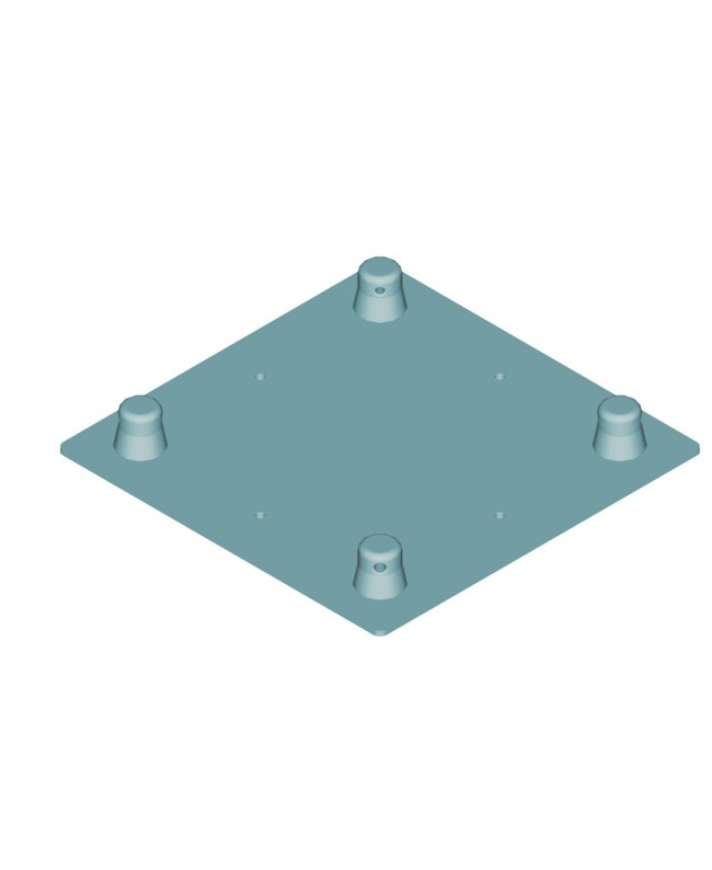 Alutruss DECOLOCK DQ4-WPM Wall Mounting Plate MALE bk