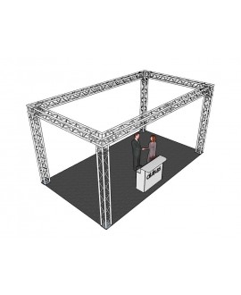 Alutruss Truss Set QUADLOCK 6082 rectangle 7x4x3.5m (WxDxH)