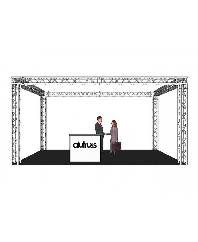 Alutruss Truss Set QUADLOCK 6082 rectangle 7x4x3.5m (WxDxH)