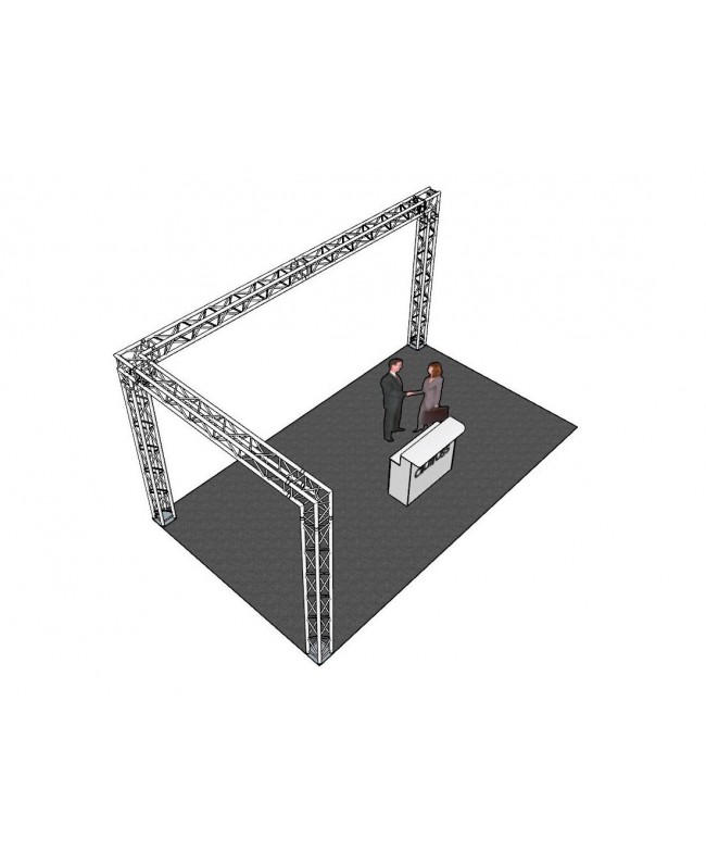 Alutruss Set di tralicci QUADLOCK 6082 L-Figure 7x4x3,5m (LxPxH)