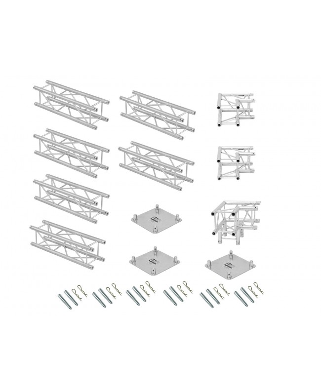 Alutruss Traversenset QUADLOCK 6082 L-Form 7x4x3,5m (BxTxH)
