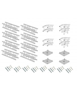 Alutruss Truss set QUADLOCK 6082R U-Figure 7x4x3.5m (WxDxH)