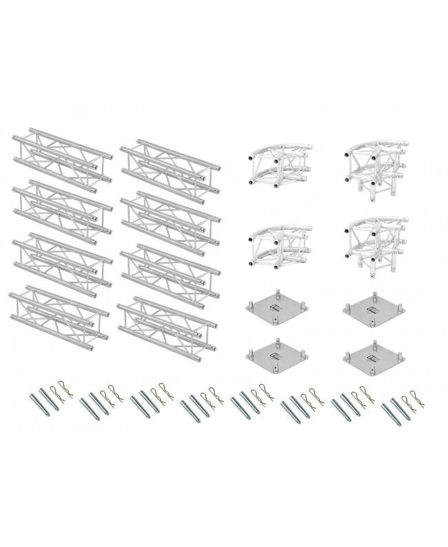 Alutruss Traversenset QUADLOCK 6082R U-Form 7x4x3,5m (BxTxH)