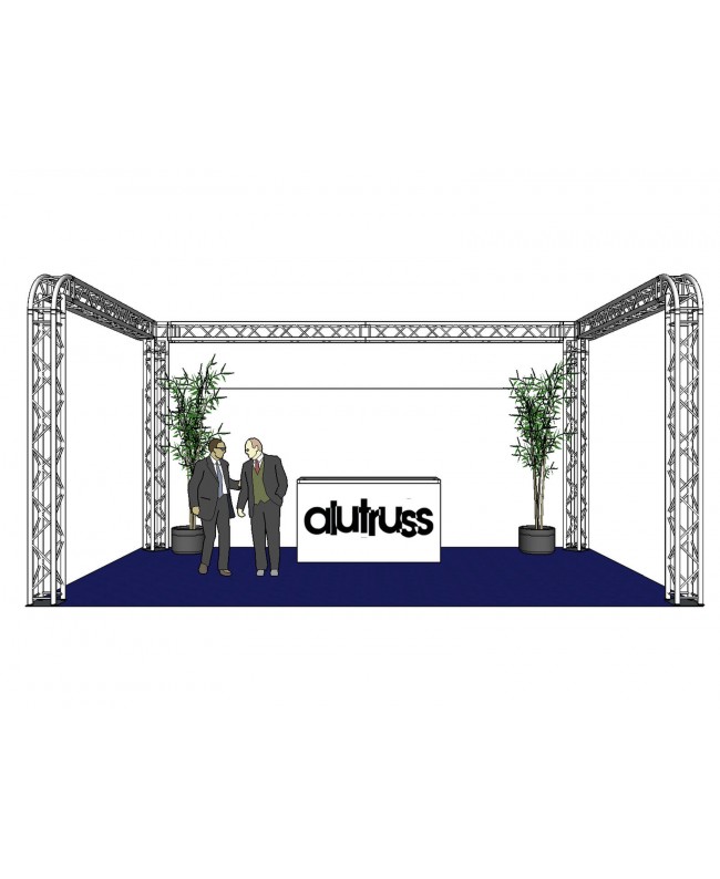 Alutruss Truss set QUADLOCK 6082R U-Figure 7x4x3.5m (WxDxH)