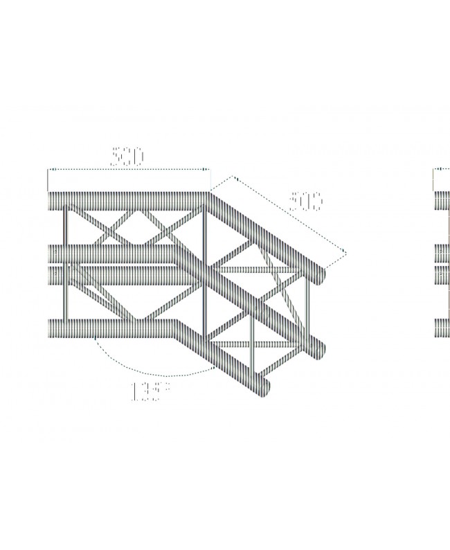 Alutruss QUADLOCK S6082C-23 2-way Corner 135°