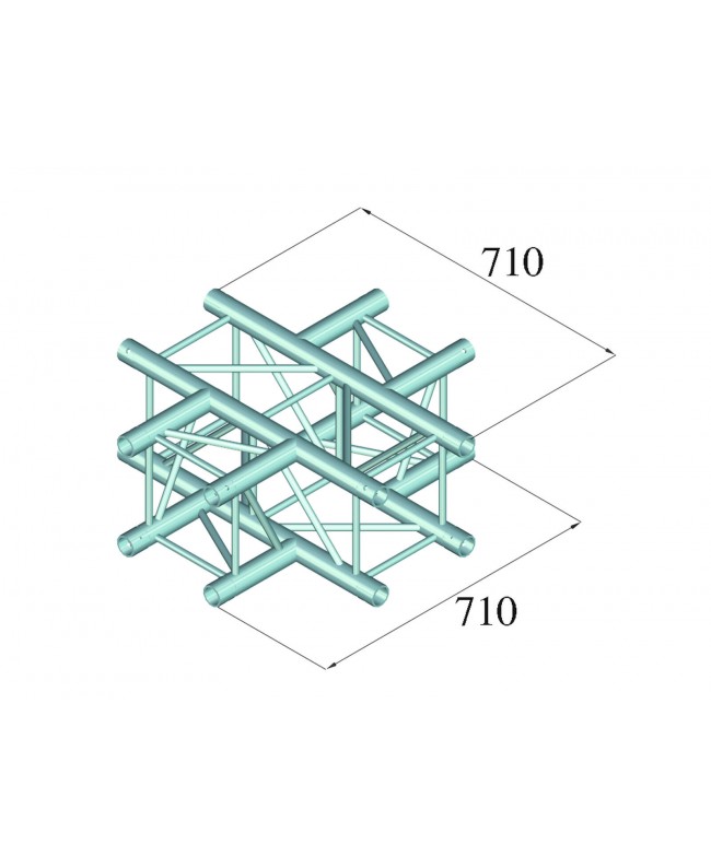 Alutruss QUADLOCK S6082C-41 4-way Cross Piece