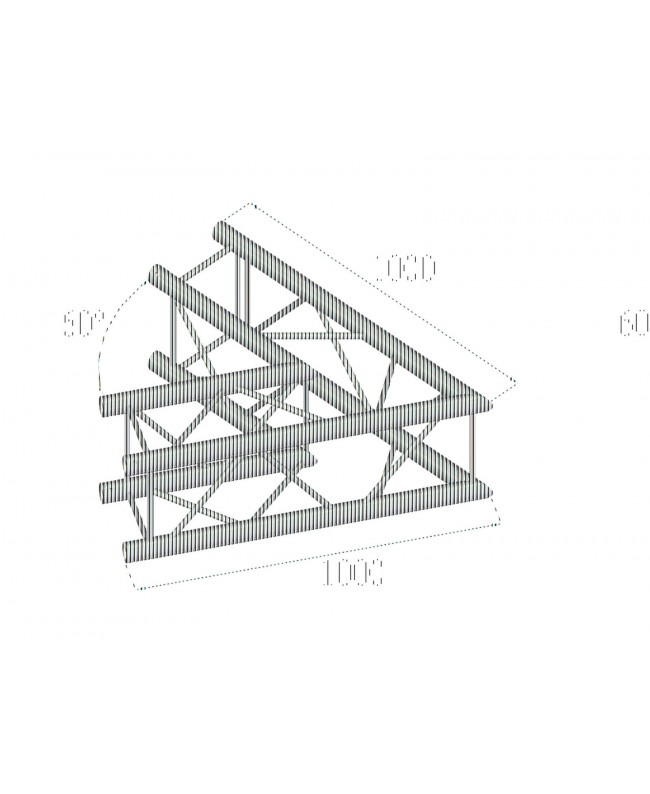 Alutruss QUADLOCK 6082C-20 2-way Corner 60°