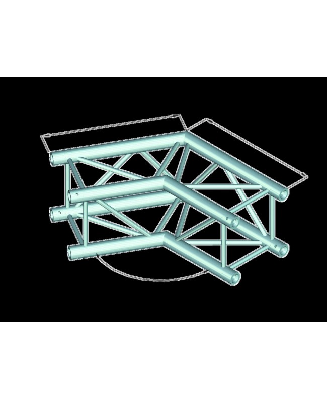 Alutruss QUADLOCK 6082C-22 2-way Corner 120°