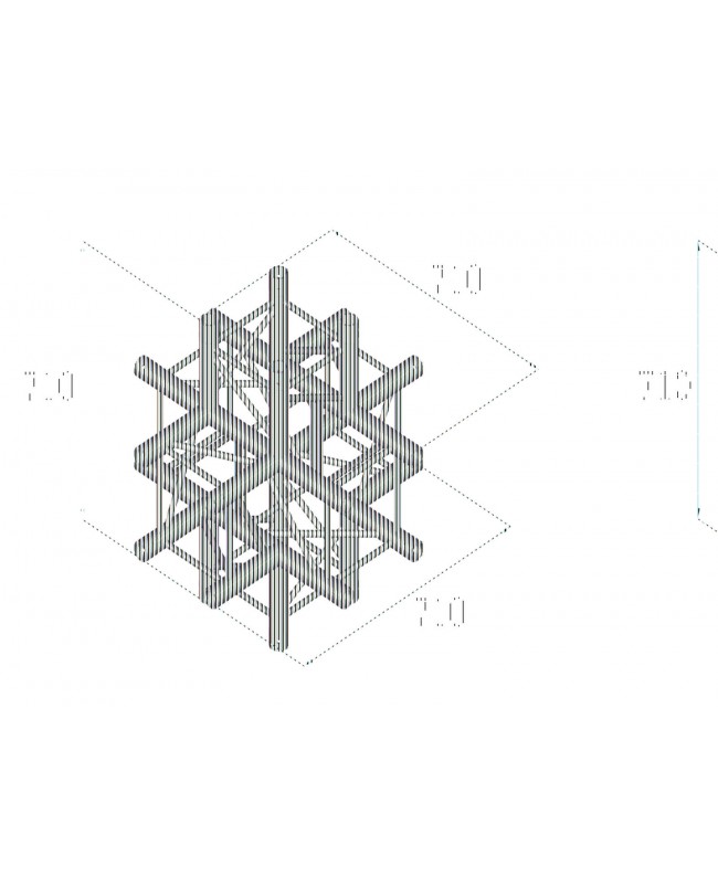 Alutruss QUADLOCK 6082C-61 6-way Cross Piece