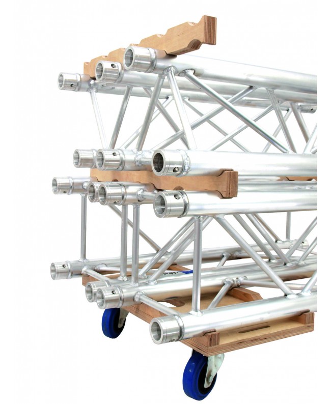 Alutruss Set QUADLOCK QL-ET34-2000 + tavola di trasporto per tralicci