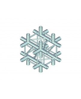 Alutruss QUADLOCK QL-ET34 C-61 6-Wege-Kreuzstück