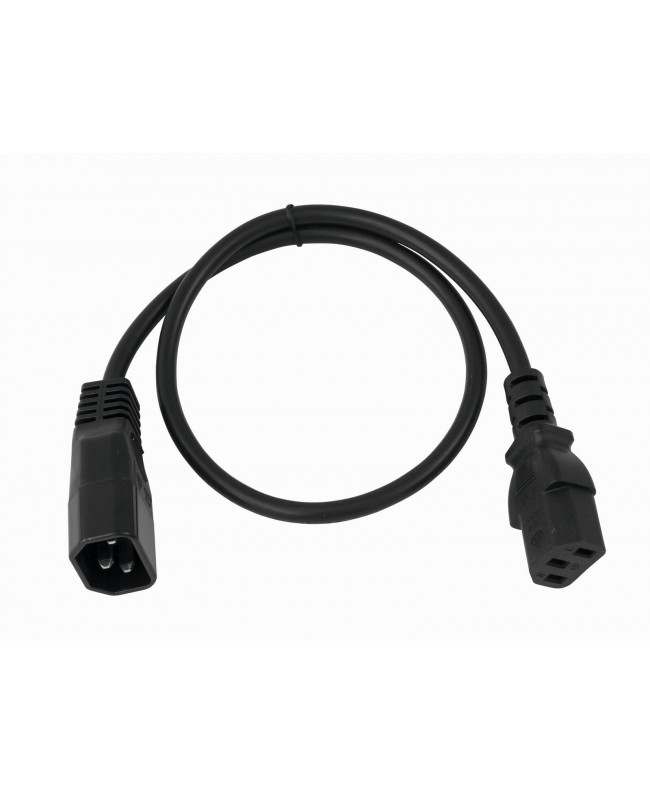 Omnitronic Prolunga IEC 3x0,75 0,6m bk