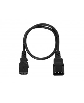 Omnitronic Prolunga IEC 3x1,0 0,6 m bk