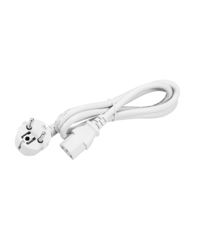 Omnitronic IEC Power Cable 3x1.0 1.2m wh