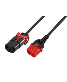IEC Lock Prolunga IEC di bloccaggio 3x1,0 1m bk