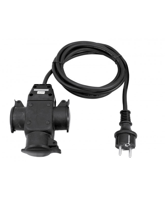 Eurolite Prolunga 3x1,5 3m 3-fold Prolunghe SCHUKO