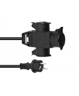 Eurolite Extension 3x1.5 5m 3-fold