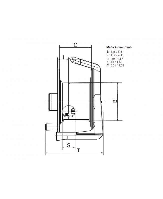 Schill Tamburo per cavi GT 235.RM