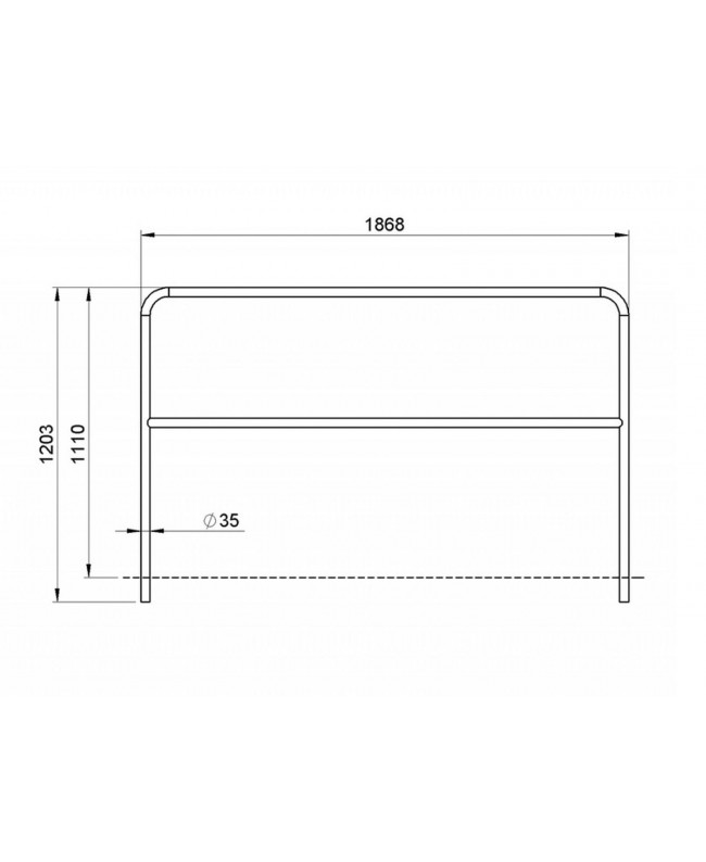 Alutruss BE-1G2 Handrail