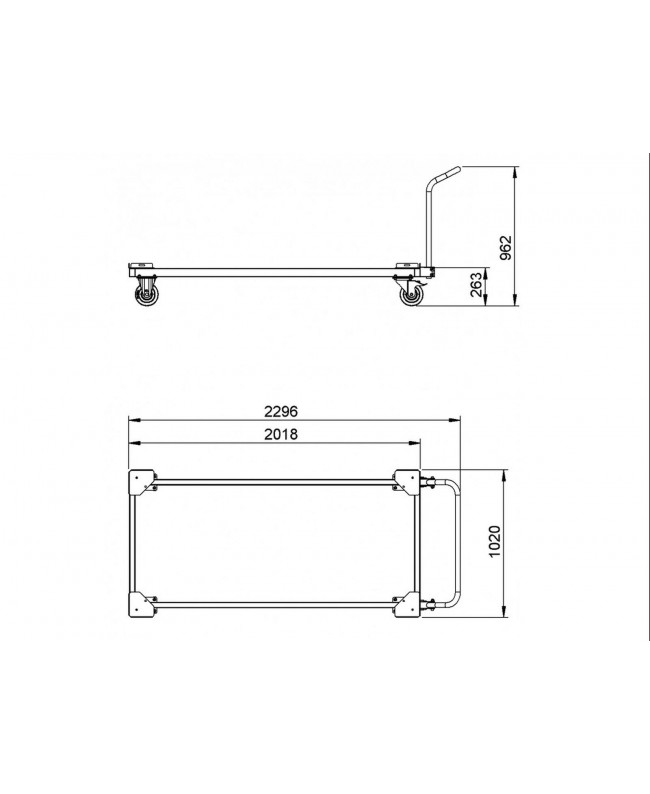 Alutruss BE-1WG Transportwagen
