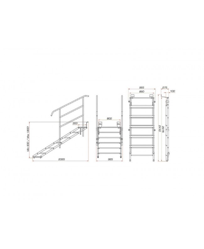 Guil ECP-06/440 Stage Stair
