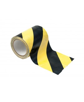 Eurolite ACCESSORIO Nastro per cavi giallo/nero 150 mm x 15 m Pedane passacavi