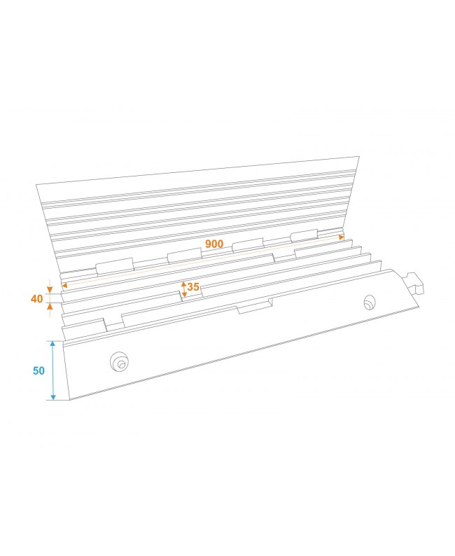Eurolite Cablebridge 5 Channels 900x500x50mm