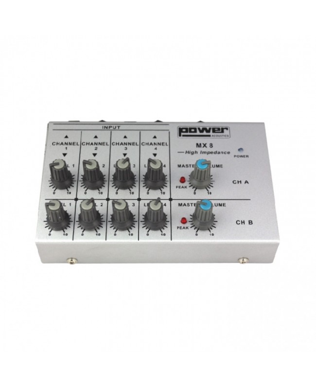 Power Acoustics MX 8 Analog Mixer