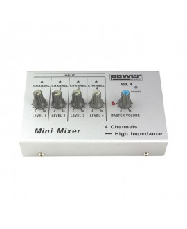 Power Acoustics MX 4 Analog Mixer